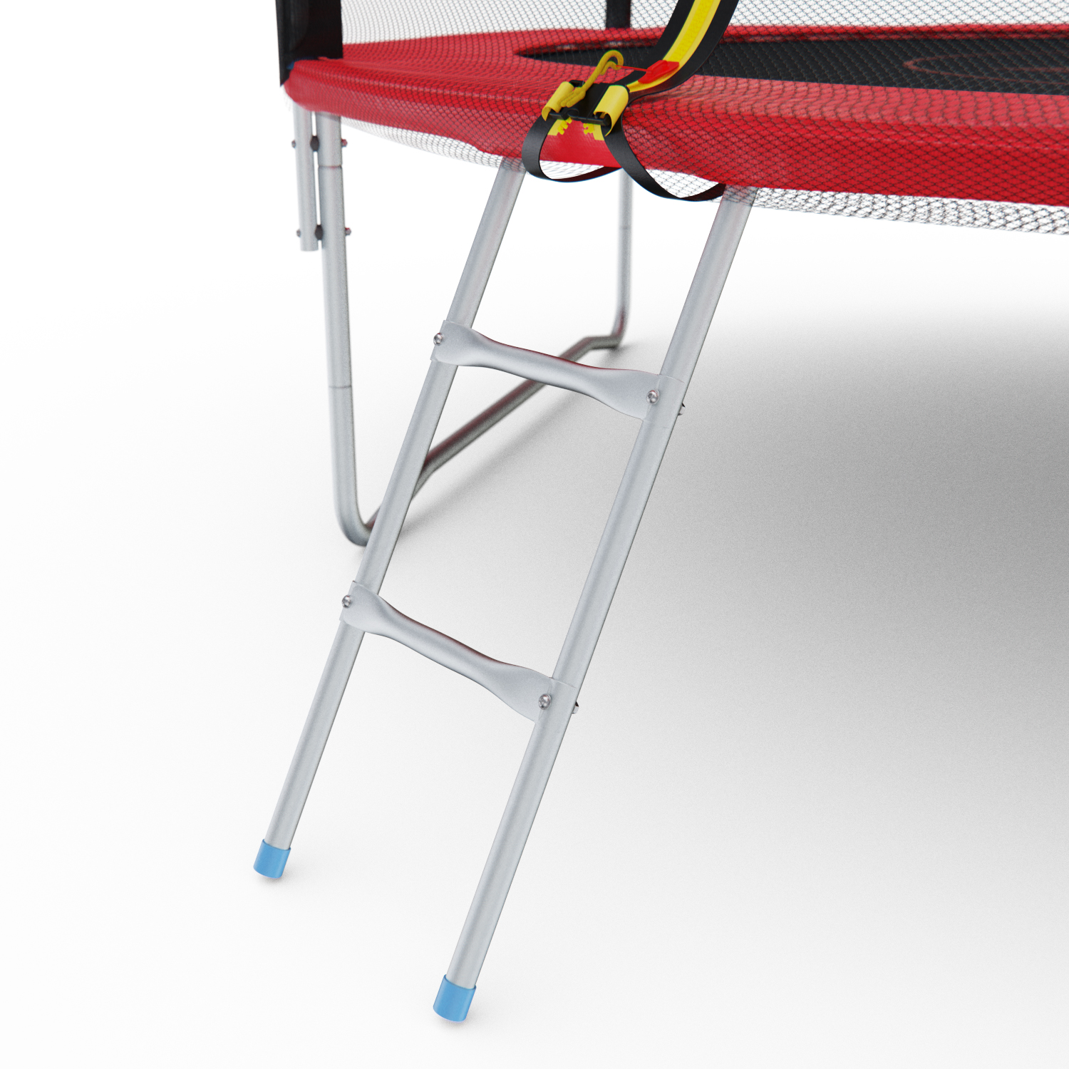 Батут с сеткой DFC PELPO 10ft с лестницей, RED