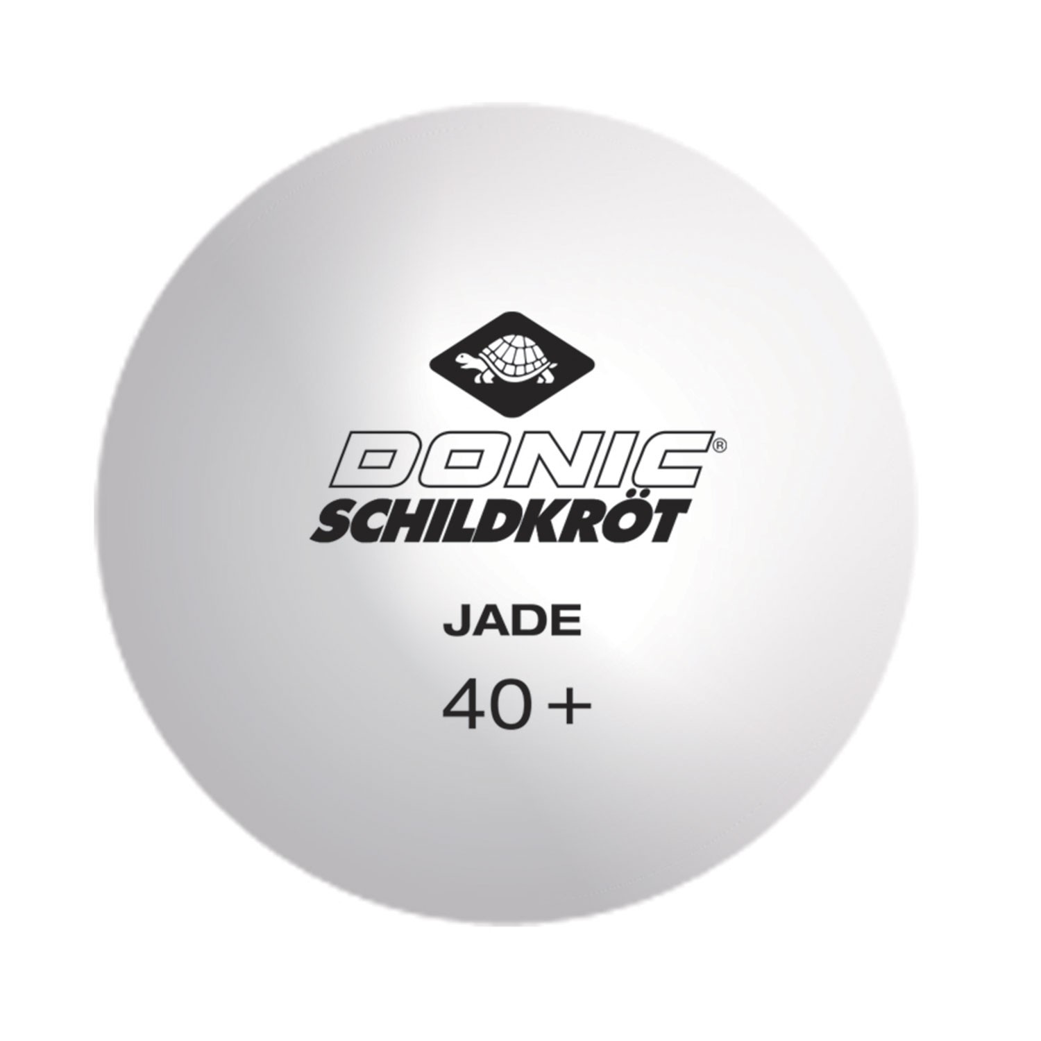 Мячики для н/тенниса DONIC JADE 40+, 6 штук, белый