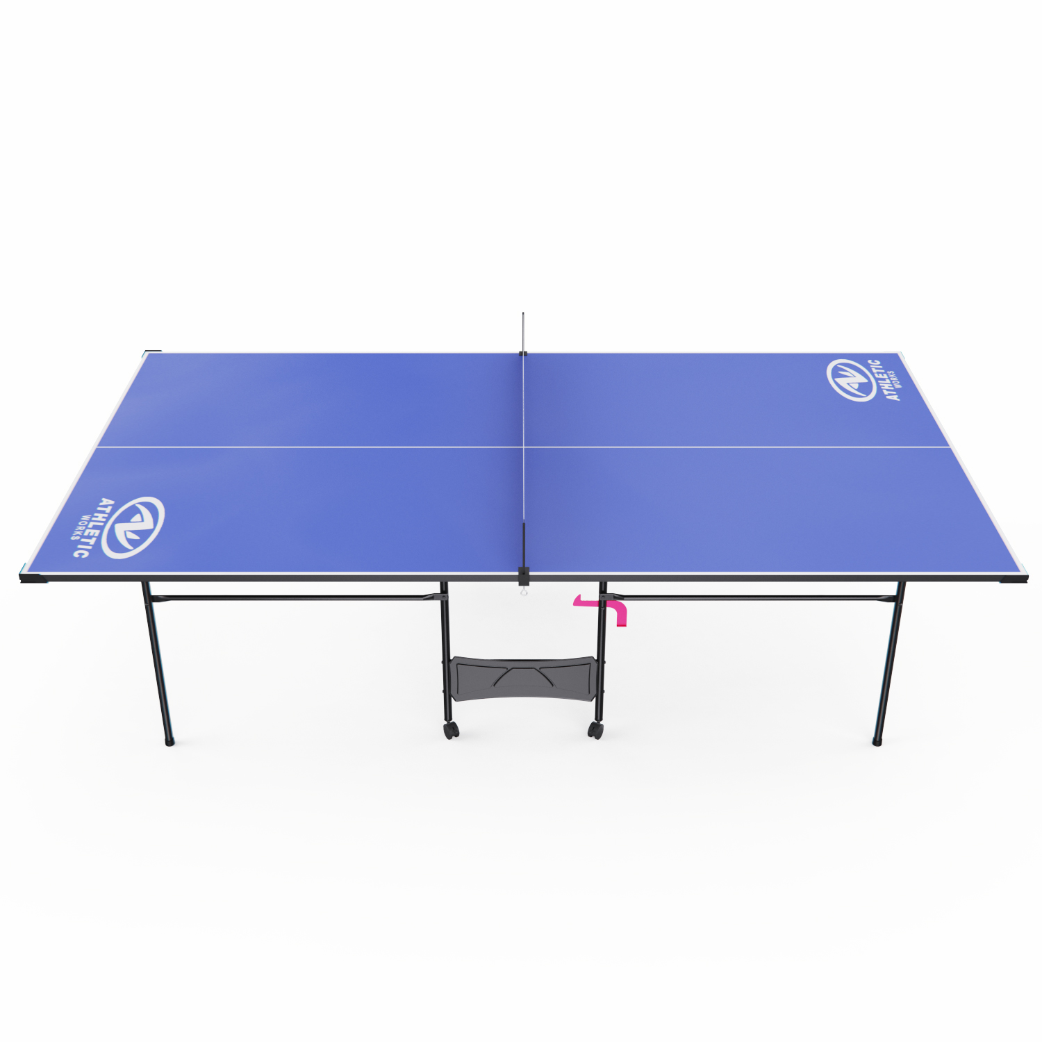 Теннисный стол DFC ATHLETIC, размер по стандарту ITTF 274 x 152 см, усиленный, с сеткой, складной