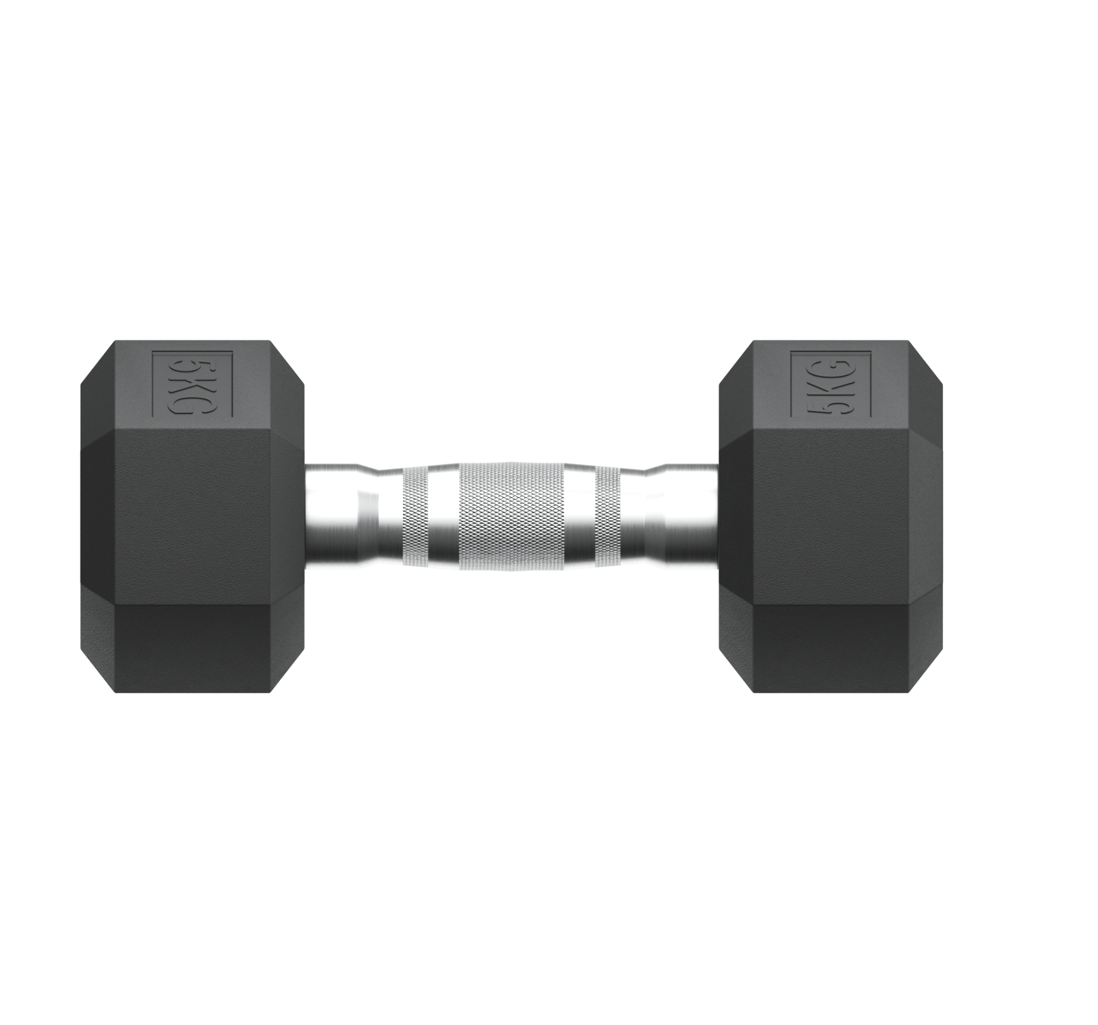 Гантель гексагональная UNIX Fit обрезиненная 5 кг / шт.