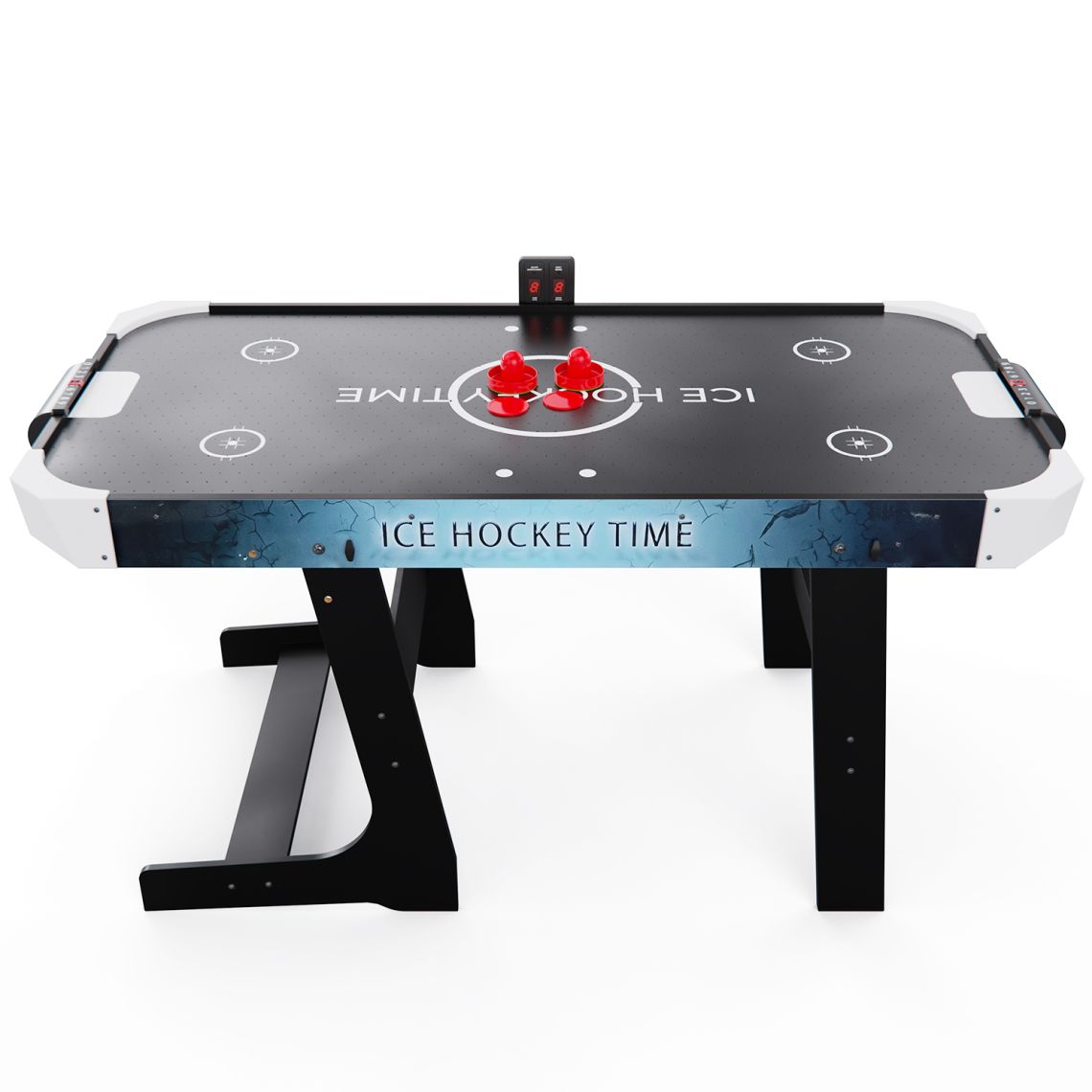 Игровой стол - аэрохоккей DFC ASTER 136 х 68 см, складной