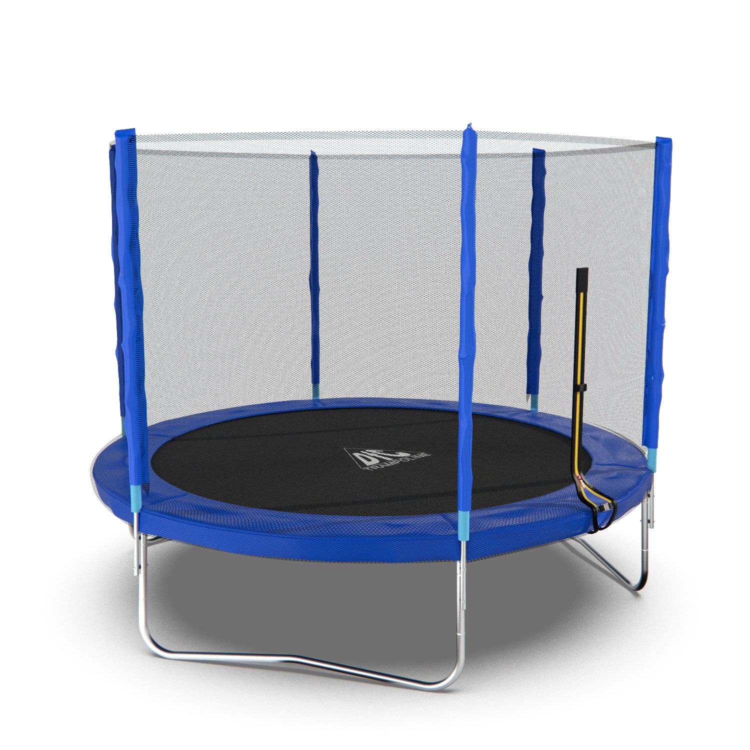 Батут DFC Trampoline Fitness с сеткой 10ft Синий