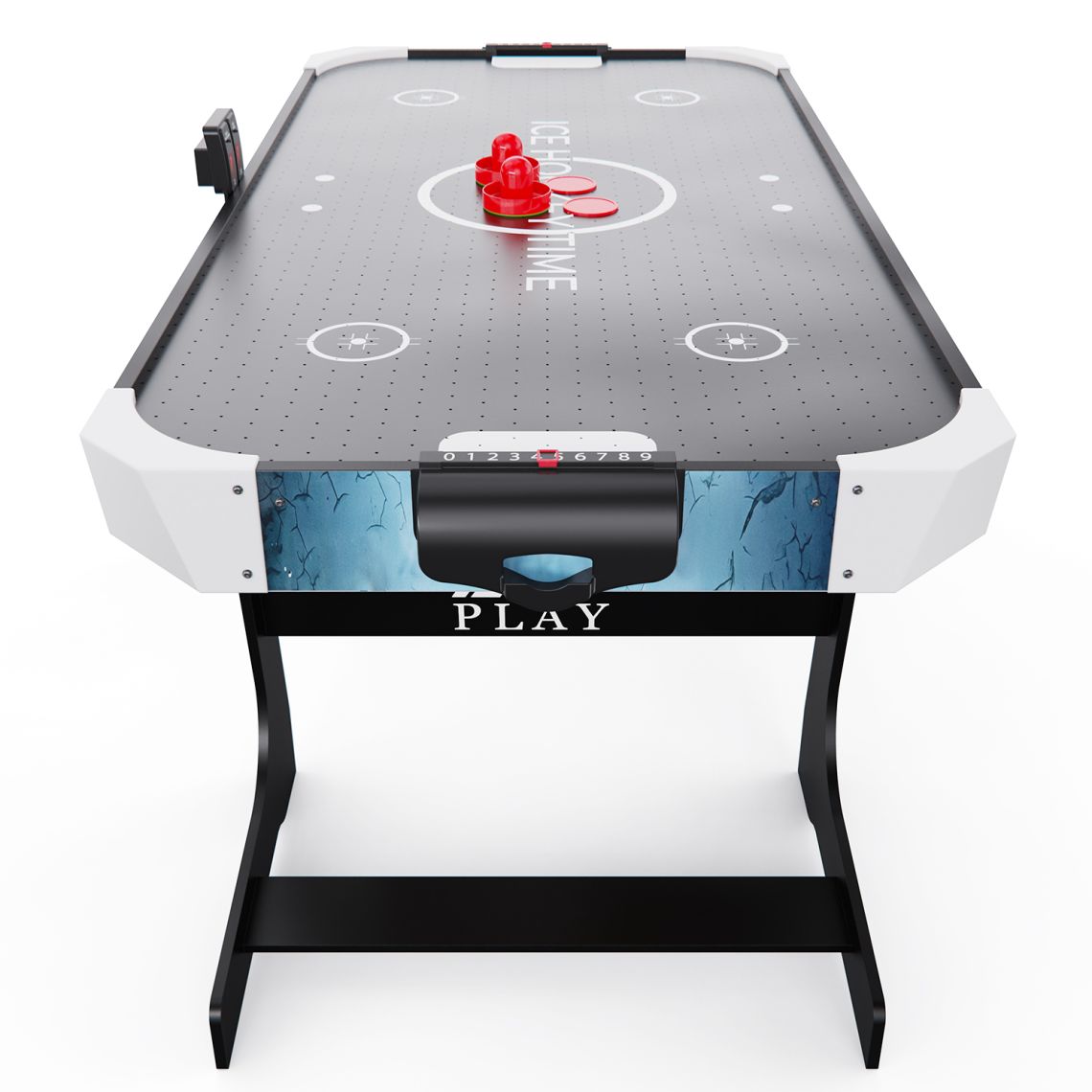 Игровой стол - аэрохоккей DFC ASTER 136 х 68 см, складной