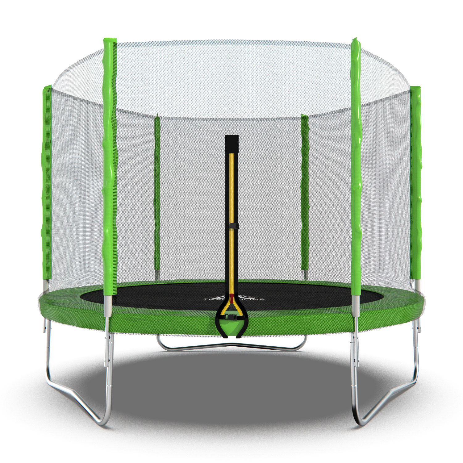 Батут DFC Trampoline Fitness с сеткой 10ft Светло-зелёный