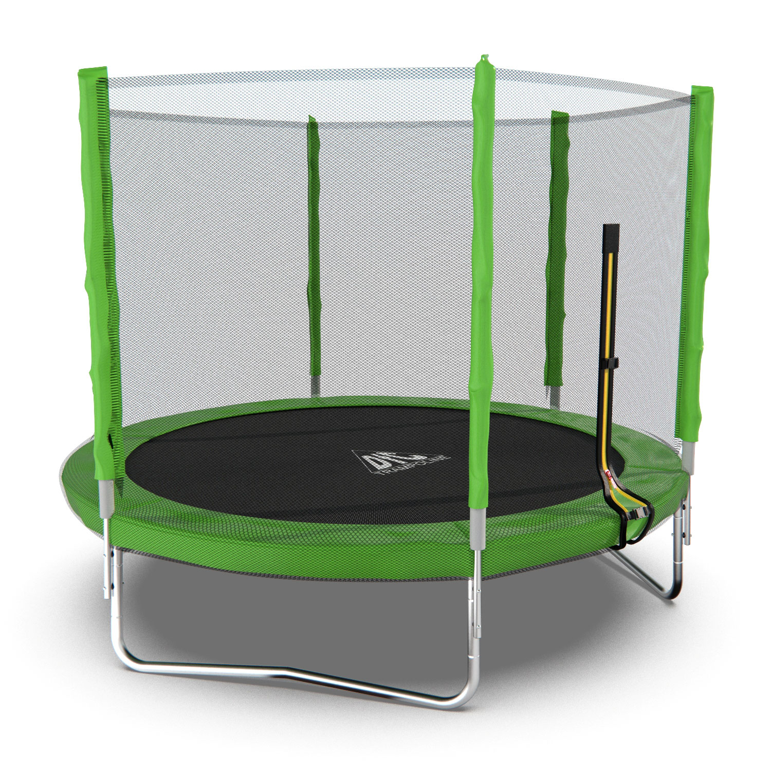 Батут DFC Trampoline Fitness с сеткой 8ft Светло-зелёный