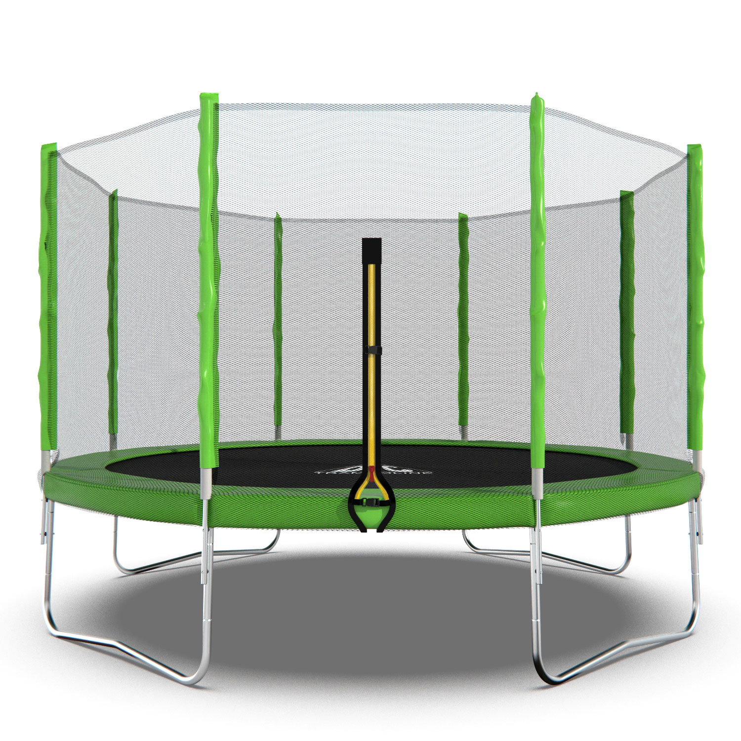 Батут DFC Trampoline Fitness с сеткой 12ft (12FT-TR-LG)