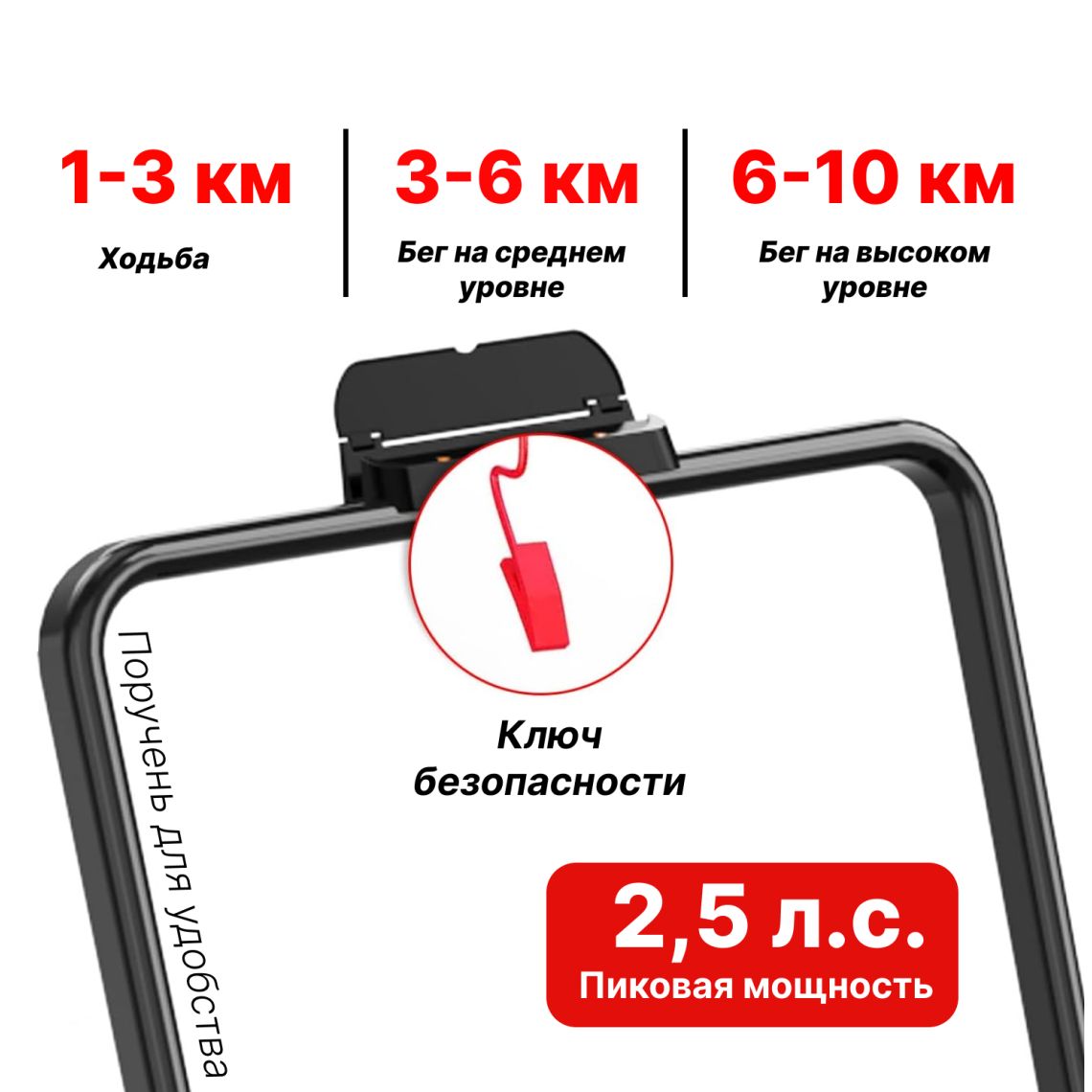 Беговая дорожка DFC SPARNOD 113 x 42 см — купить в Actus Sport