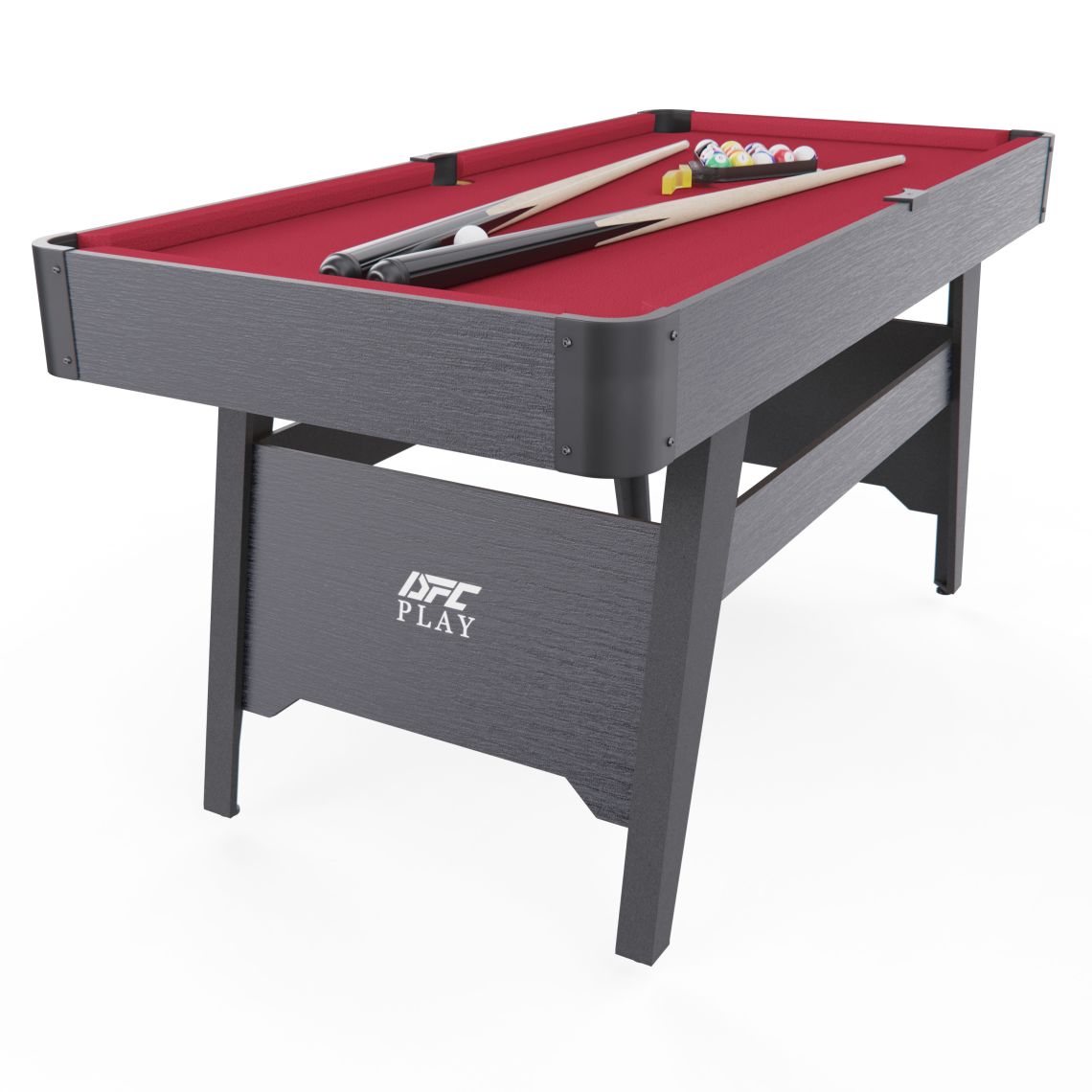 Игровой стол - бильярд DFC 54" 135 x 65 см, красный
