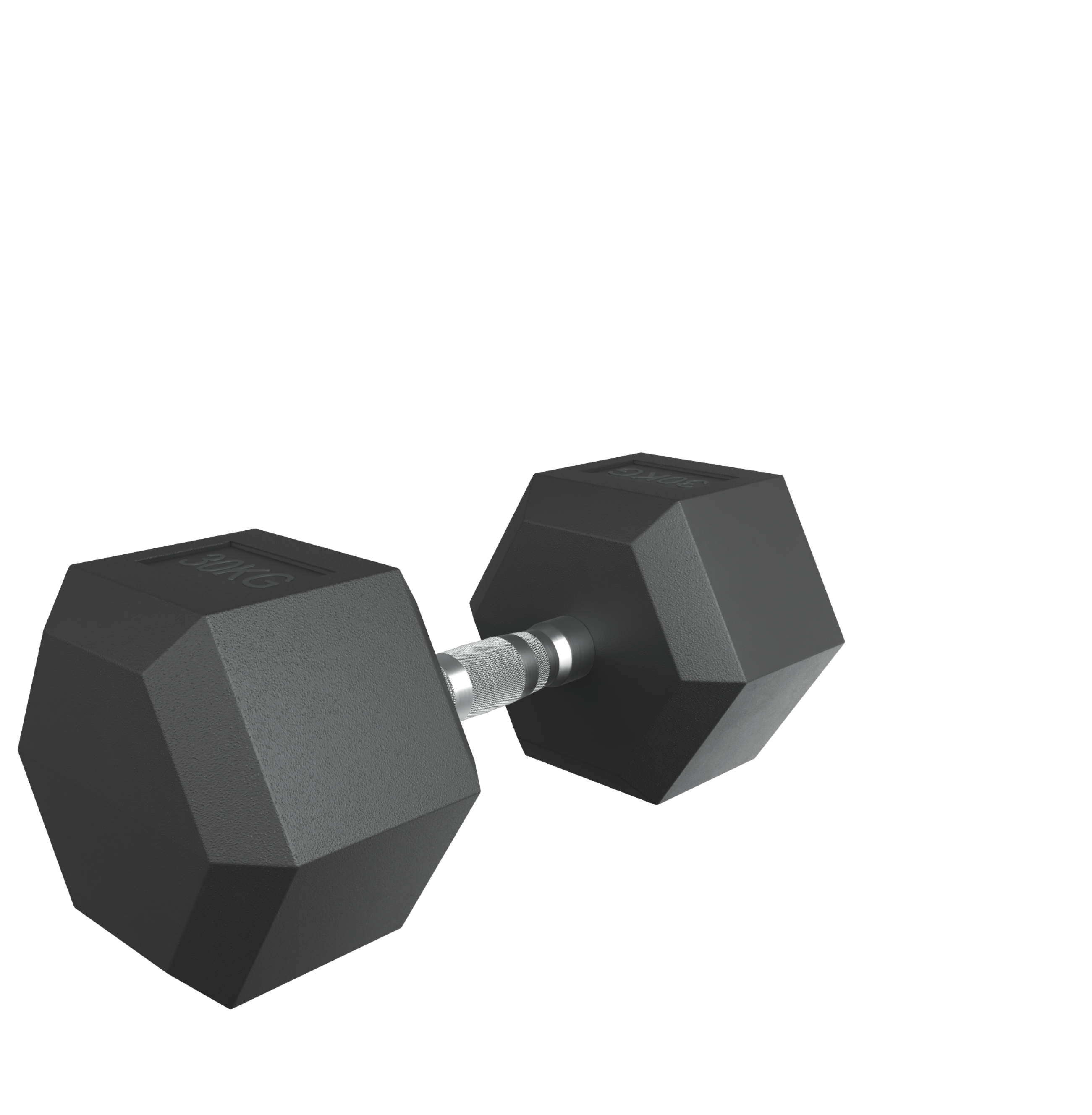 Гантель гексагональная UNIX Fit обрезиненная 30 кг / шт.