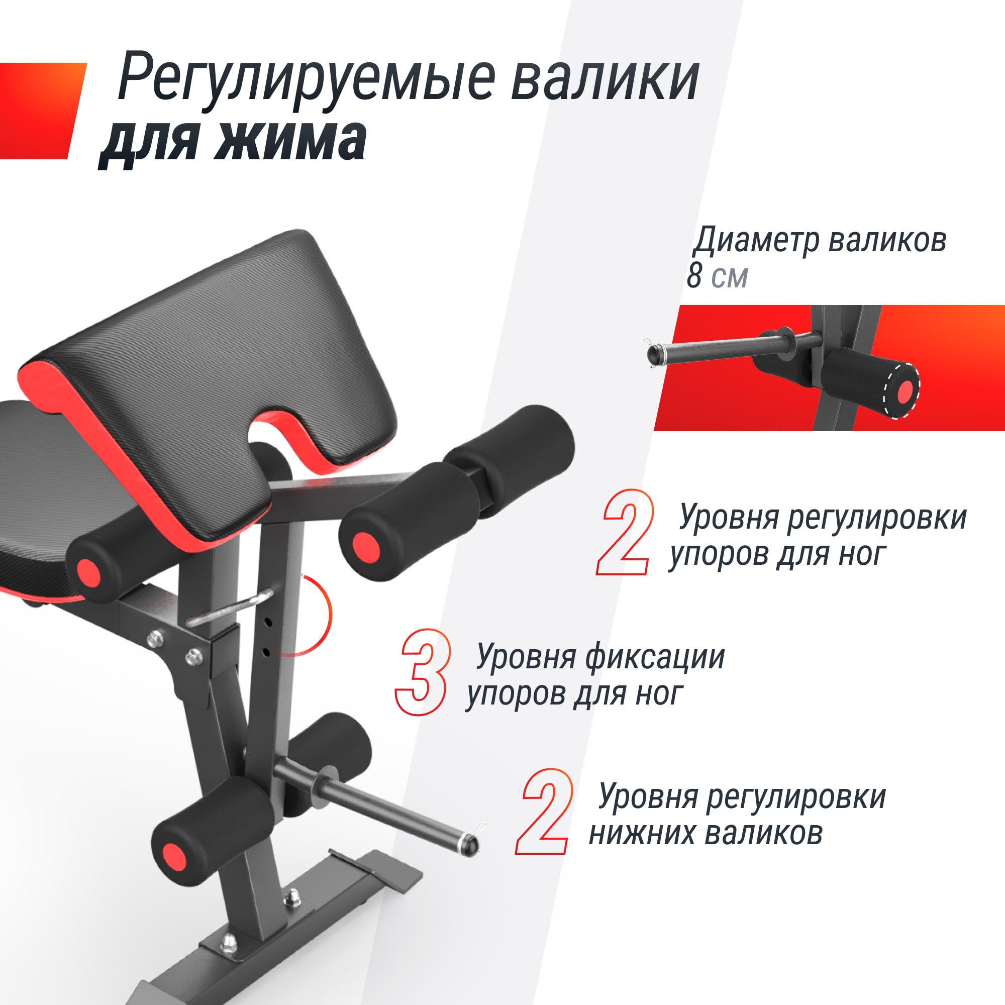 Скамья силовая универсальная UNIX Fit Bench 160