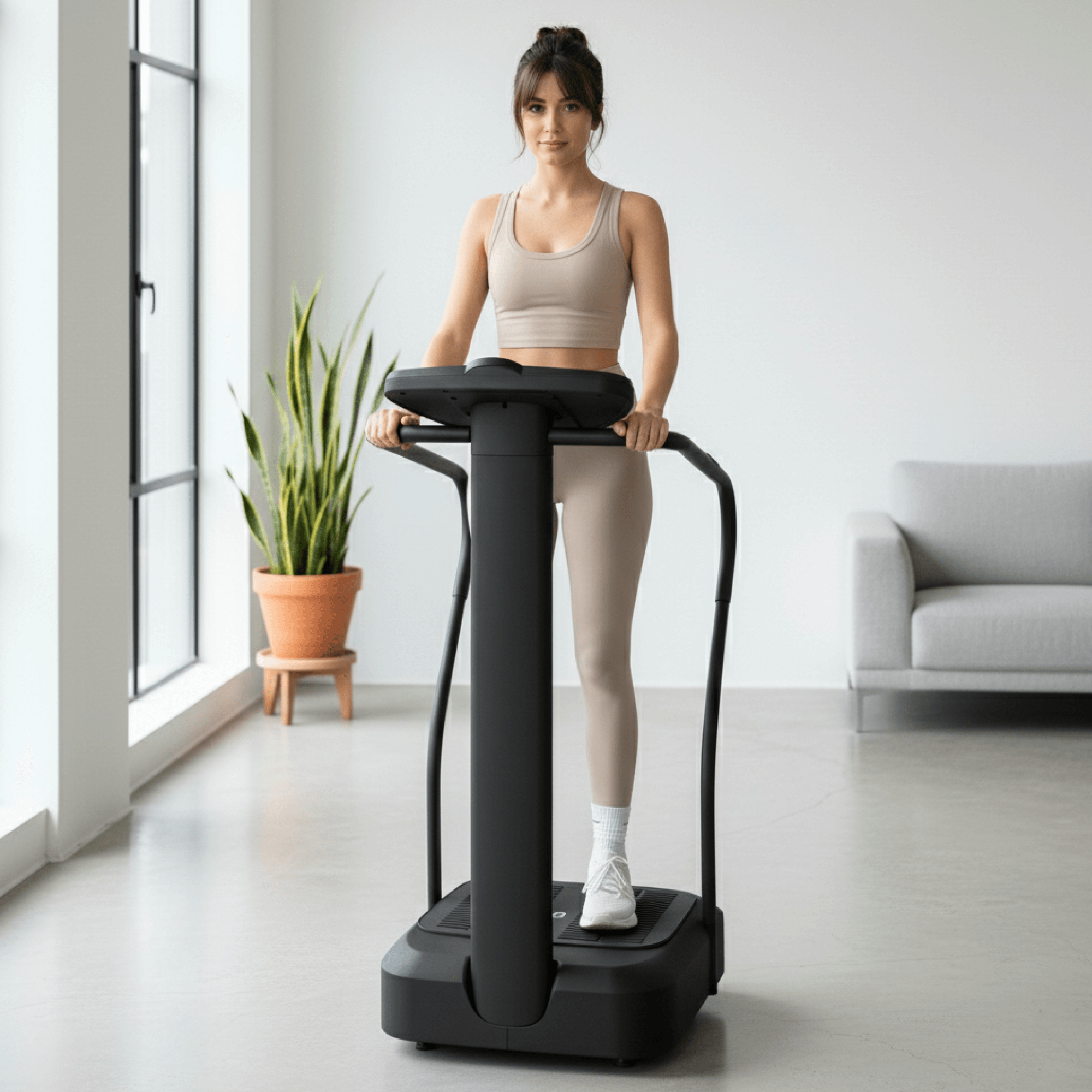 Виброплатформа UNIX Fit вертикальная / Improve 2 in 1 Black