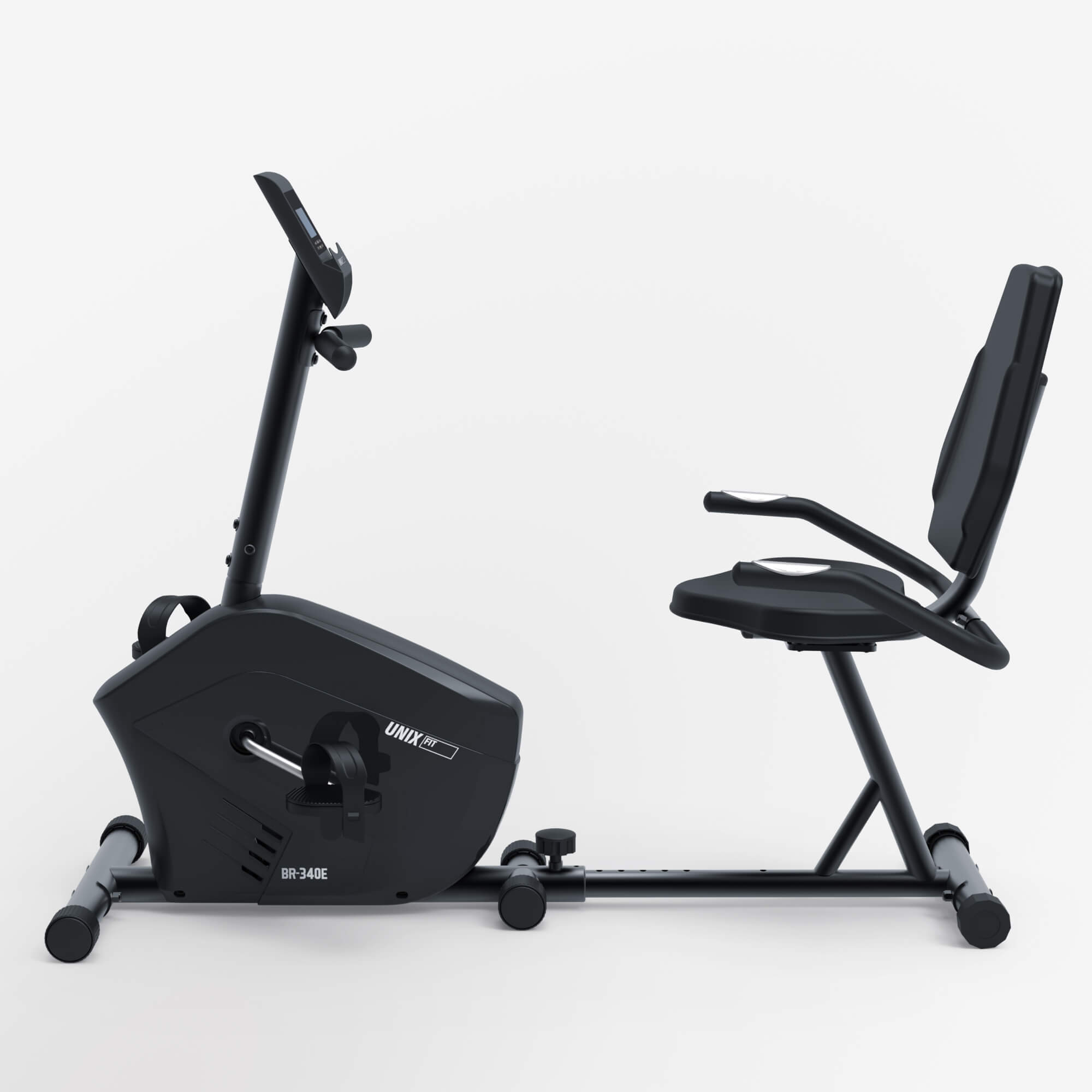 Горизонтальный велотренажер UNIX Fit BR-340E компактный / Compact