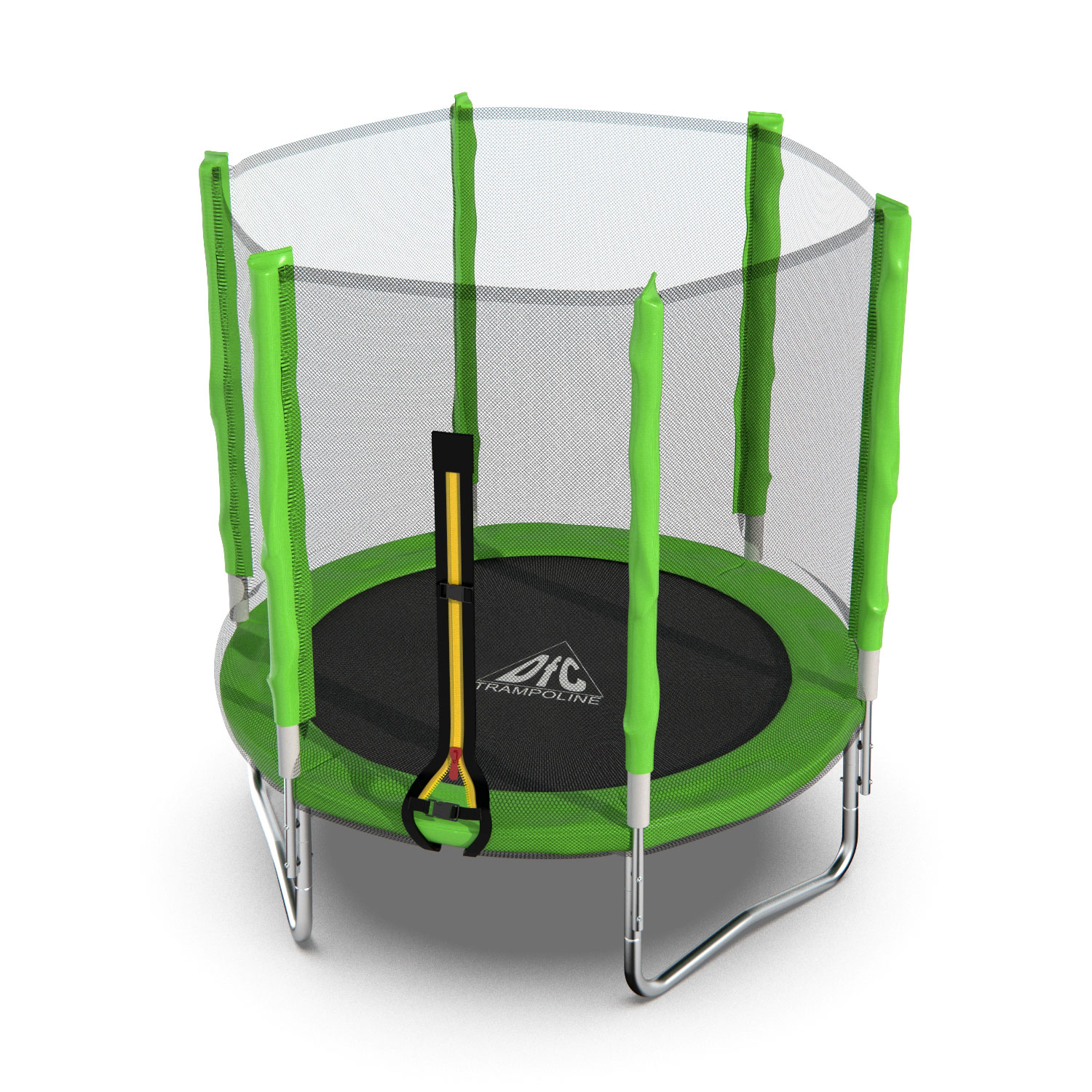 Батут DFC Trampoline Fitness с сеткой 5ft Светло-зелёный