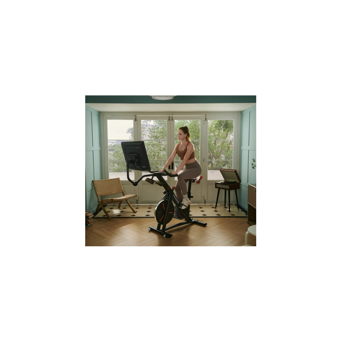 Велотренажер YESOUL Smart Spinning bike G1MAX черный — купить в Actus Sport