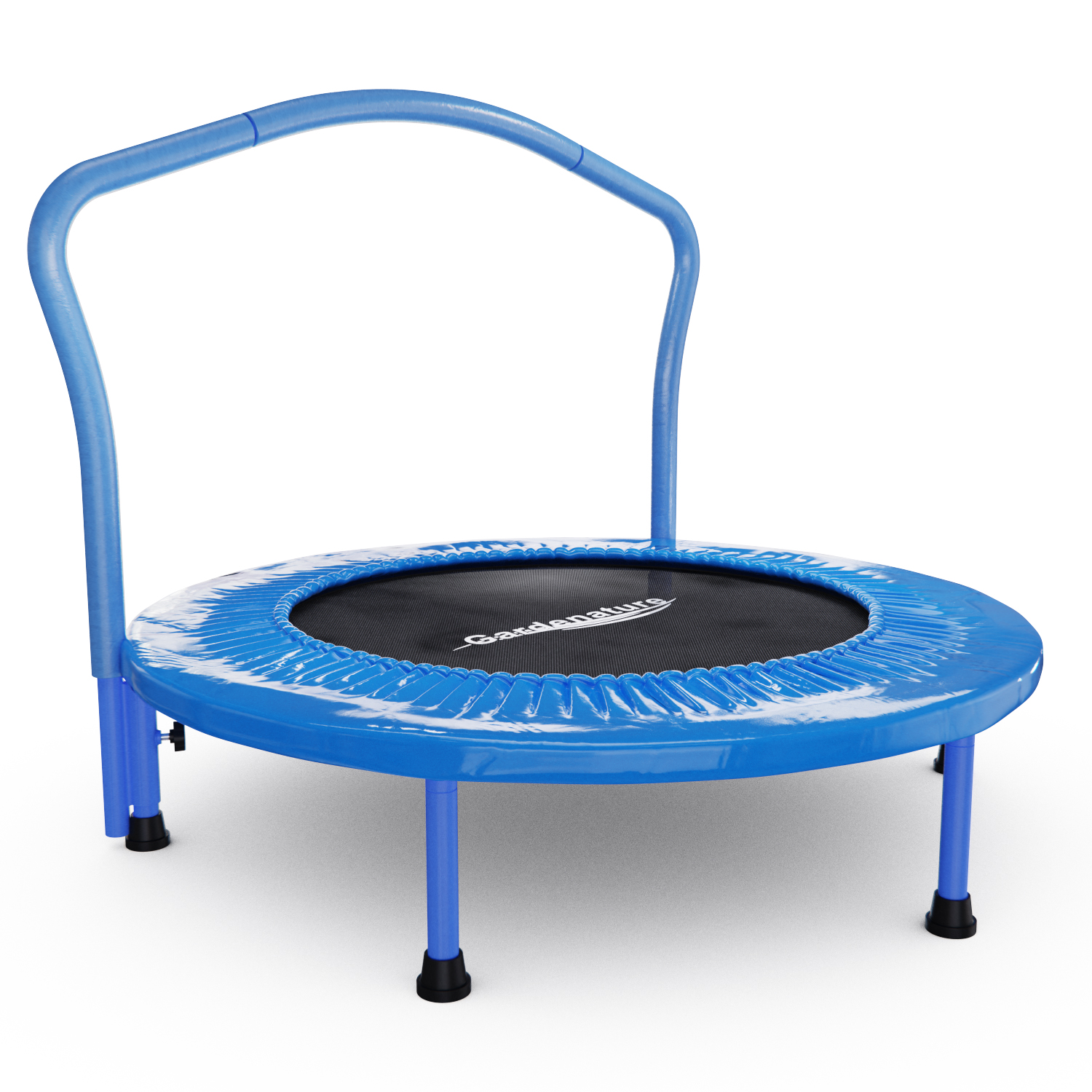 Батут с поручнем DFC Gardenature 36'' синий