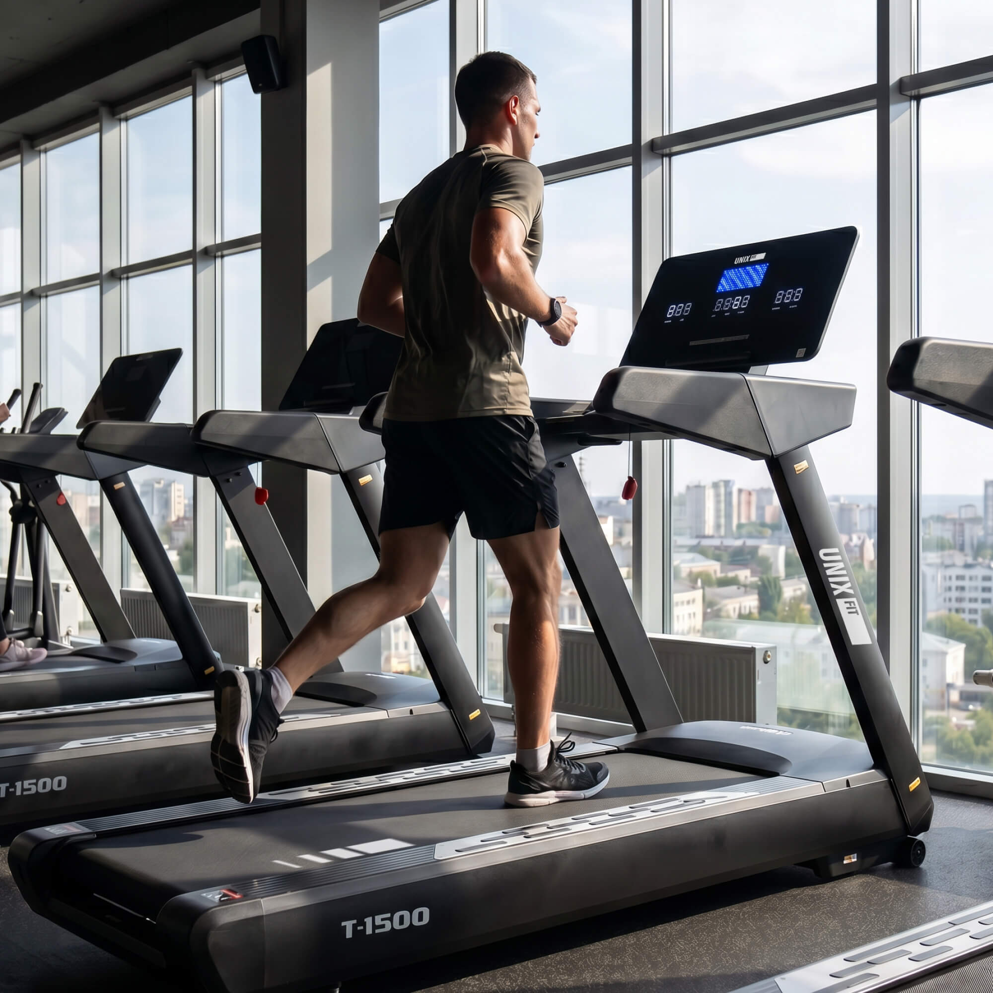 Беговая дорожка UNIX Fit T-1500 PRO (LED) — купить в Actus Sport