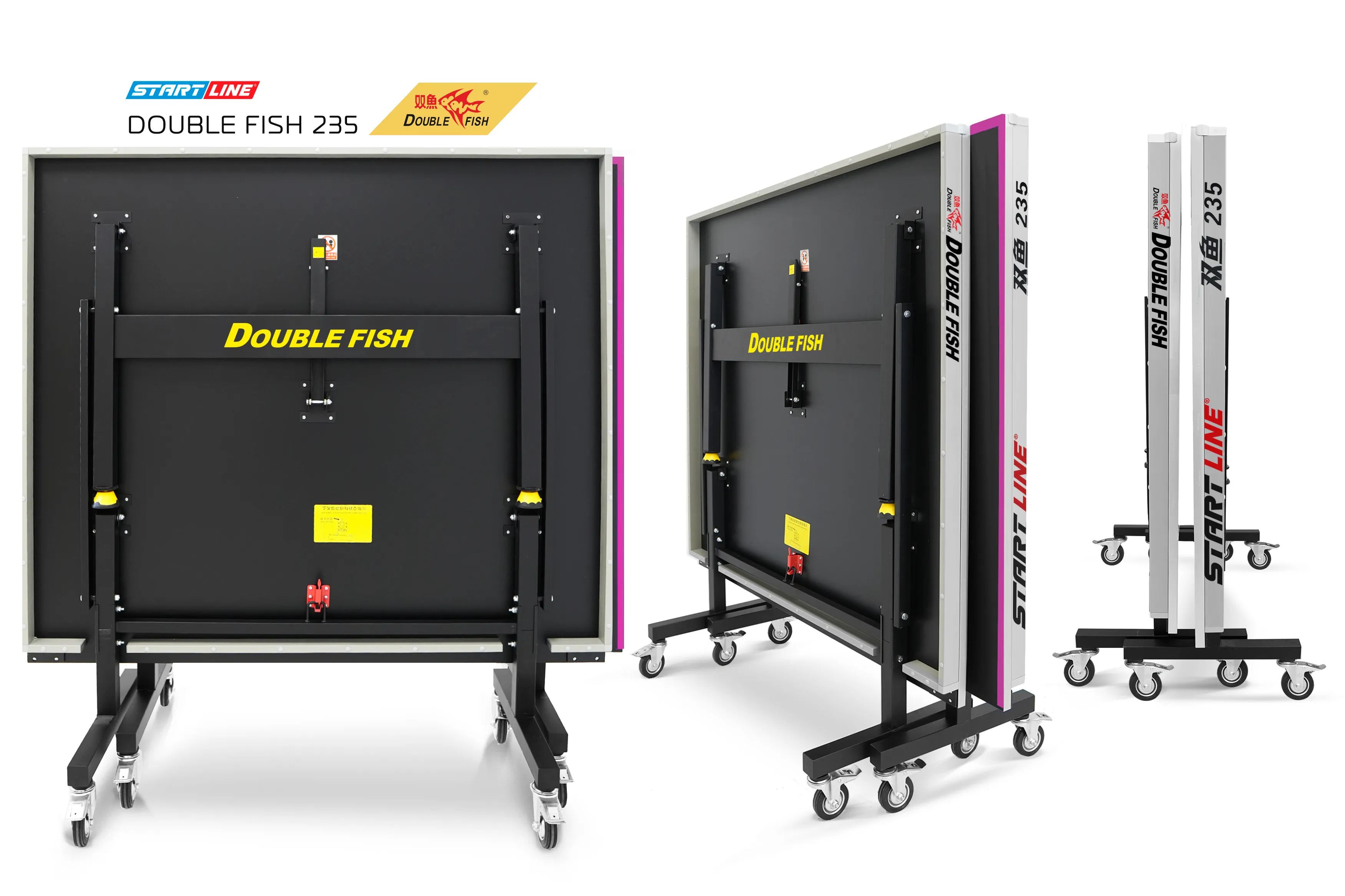 Стол теннисный Double Fish 235 черный
