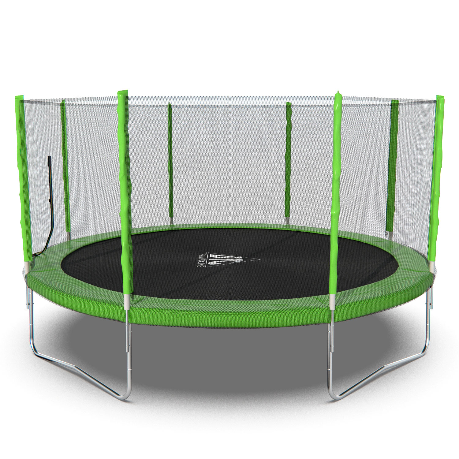 Батут DFC Trampoline Fitness с сеткой 14ft Светло-зелёный