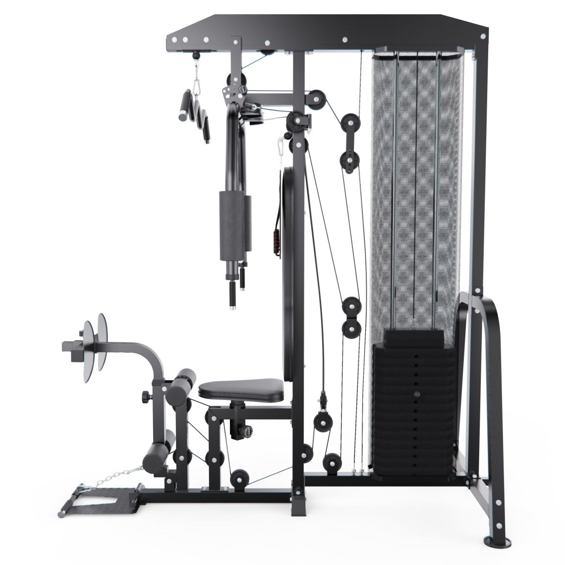 Многофункциональный силовой тренажер DFC HOMEGYM D2027 / стек 80 кг
