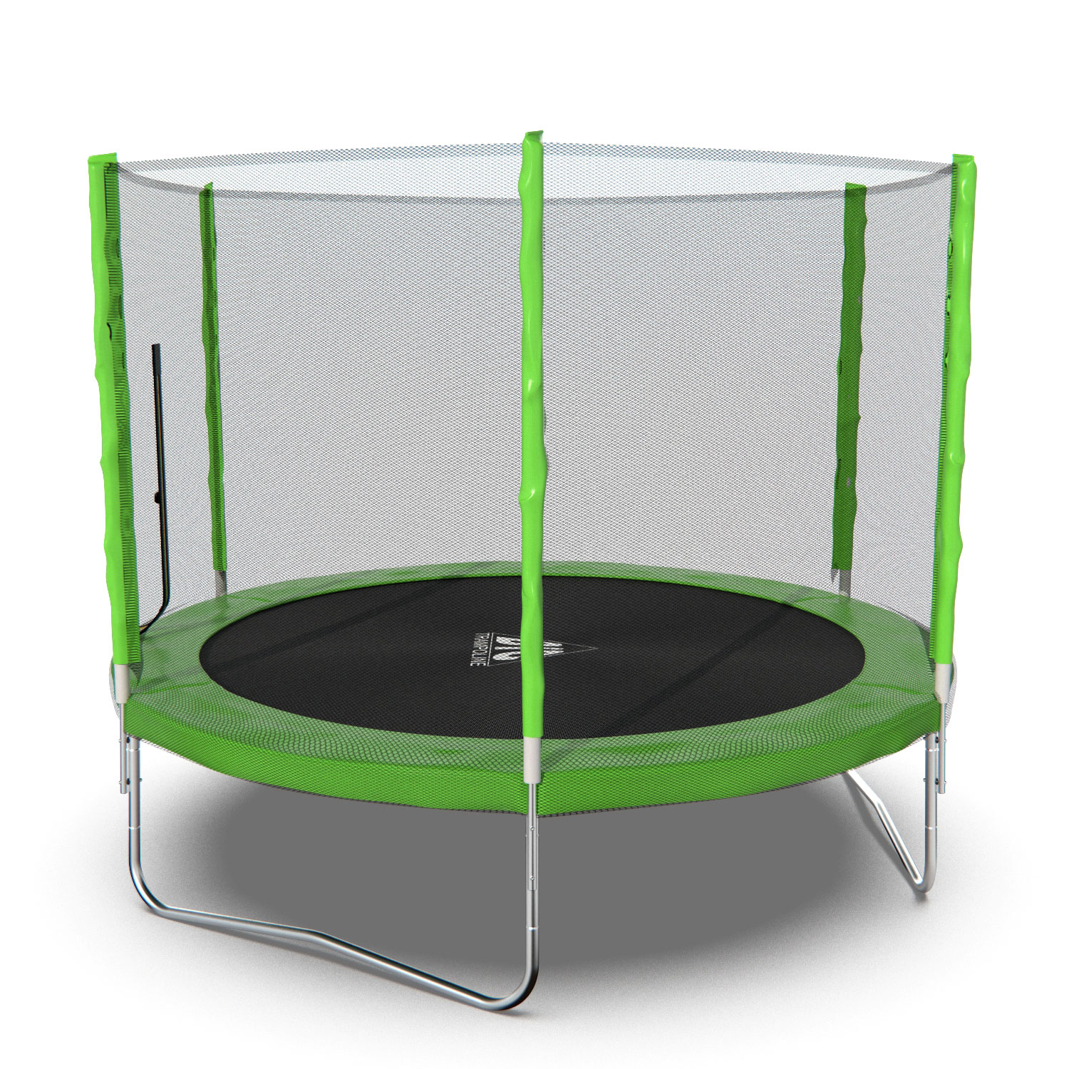 Батут DFC Trampoline Fitness с сеткой 10ft Светло-зелёный