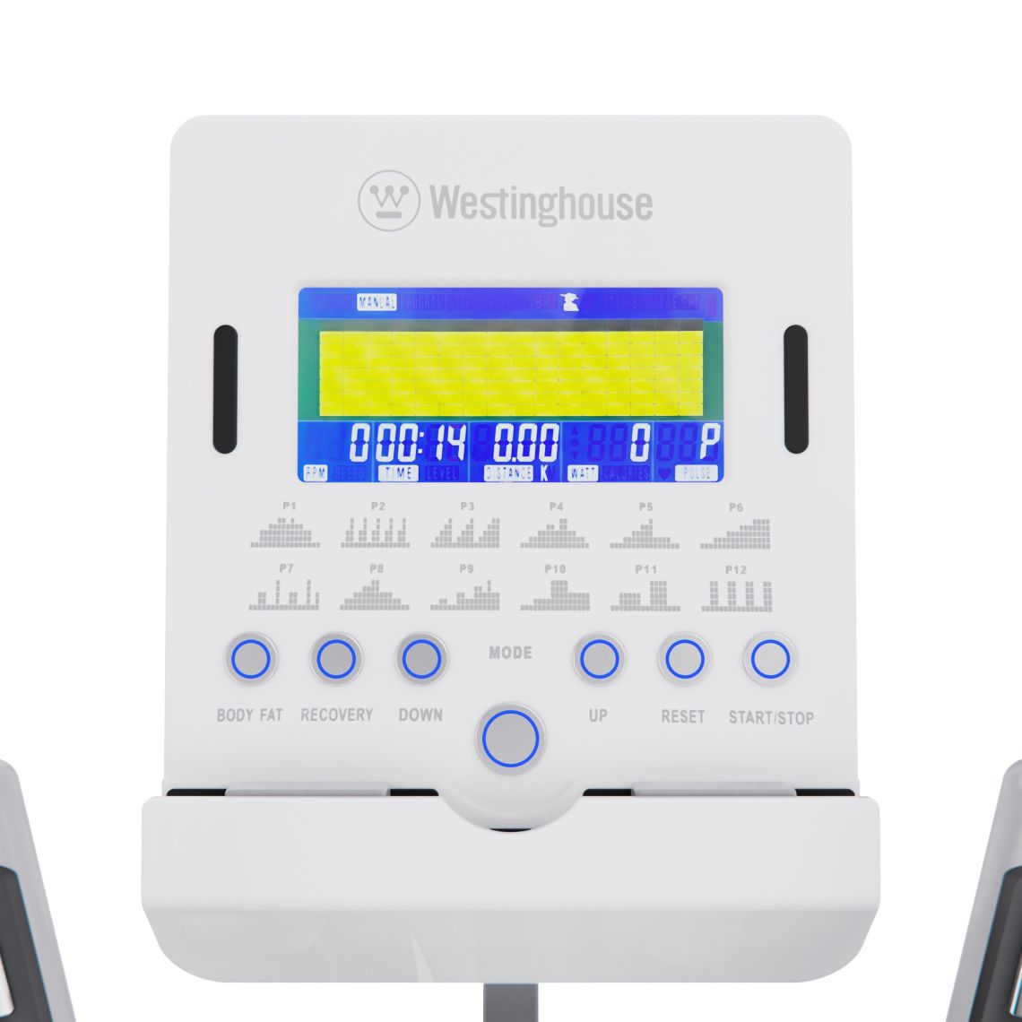 Электромагнитный эллиптический тренажёр DFC Westinghouse, белый — купить в Actus Sport