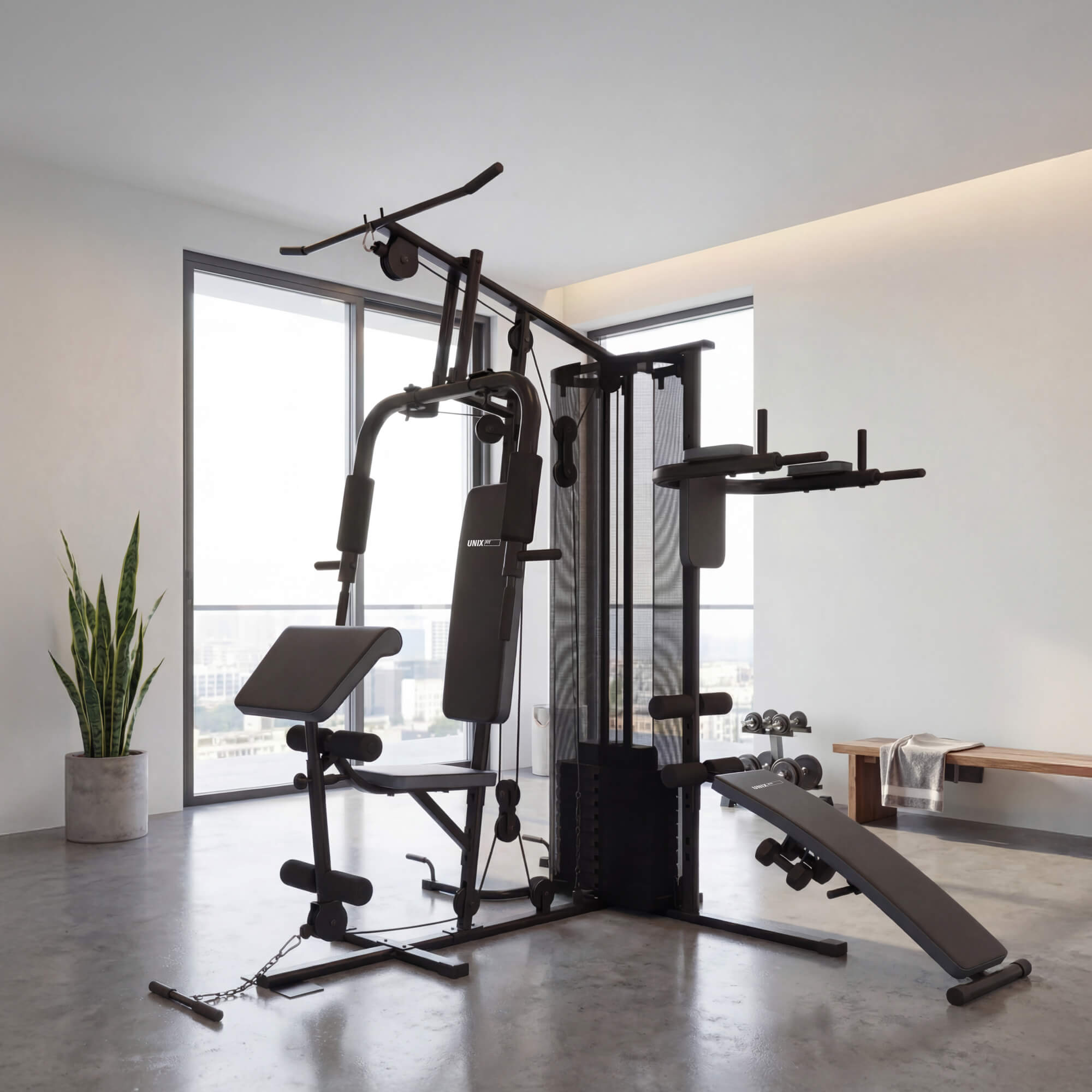 Силовой комплекс UNIX Fit блочный / Block 70 Multi