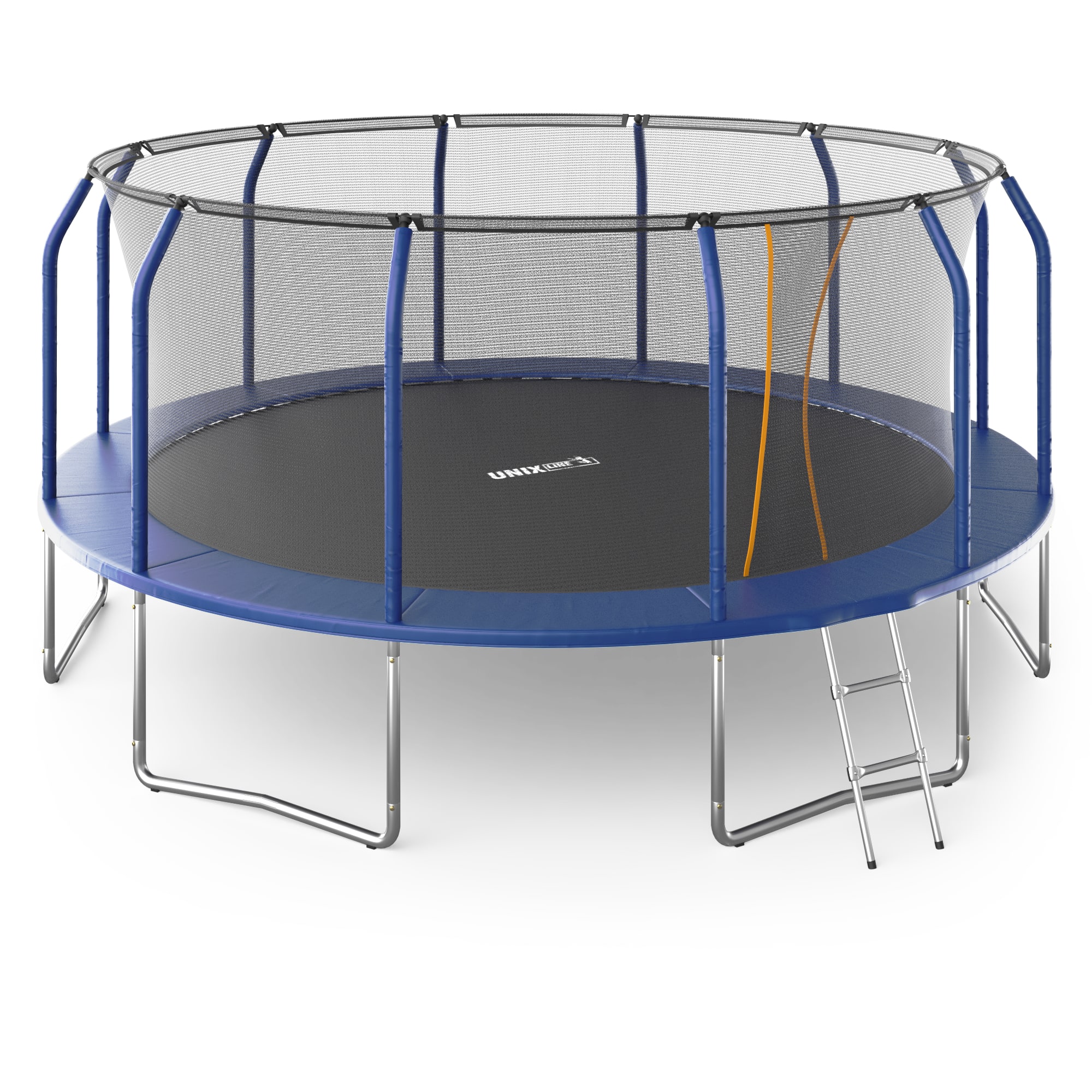 Батут UNIX Line Премиальный / Supreme Basic 16 ft (488 см) синий