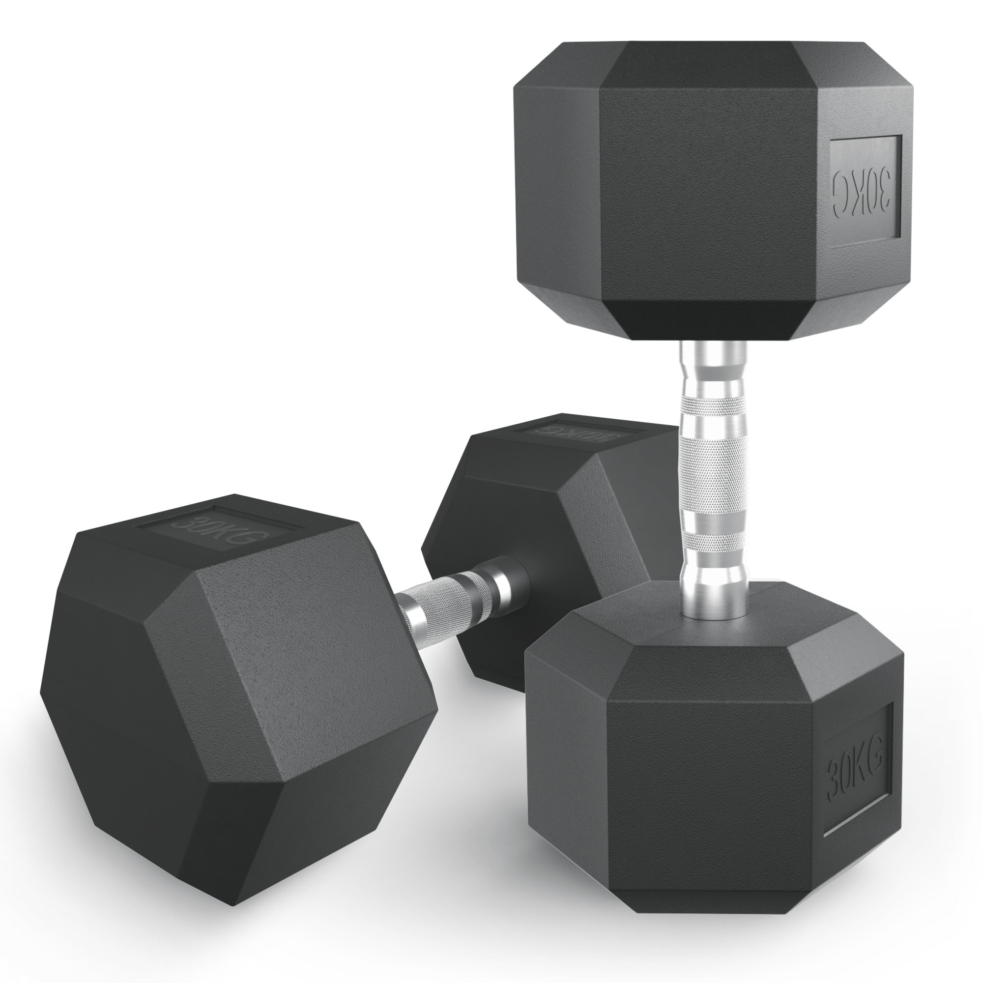 Гантель гексагональная UNIX Fit обрезиненная 30 кг / шт.