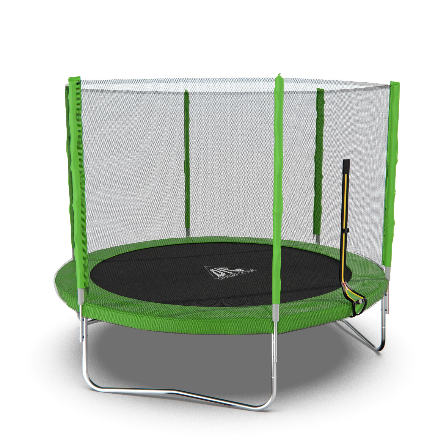 Батут DFC Trampoline Fitness с сеткой 10ft Светло-зелёный