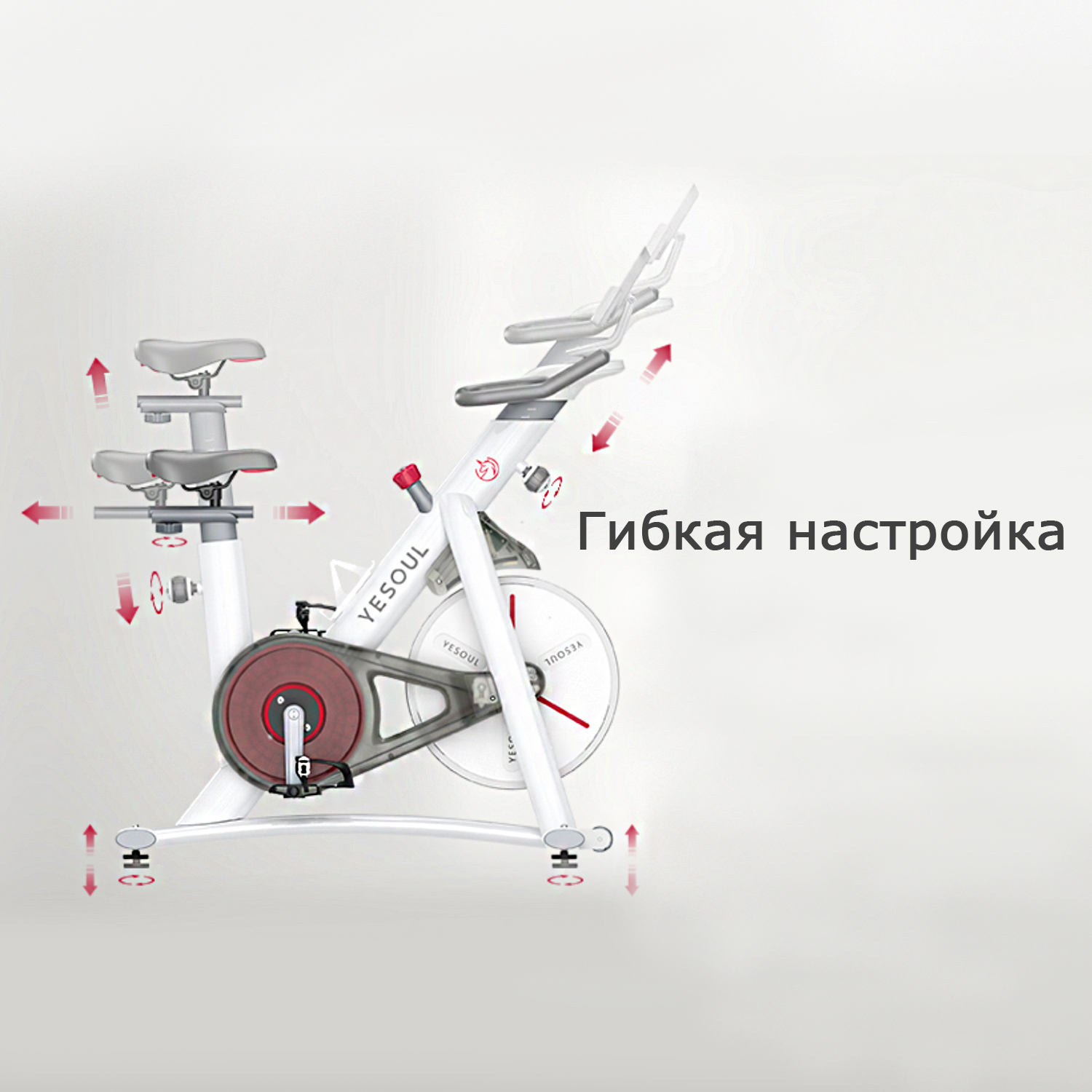 Велотренажер Yesoul Smart M1 WHITE — купить в Actus Sport