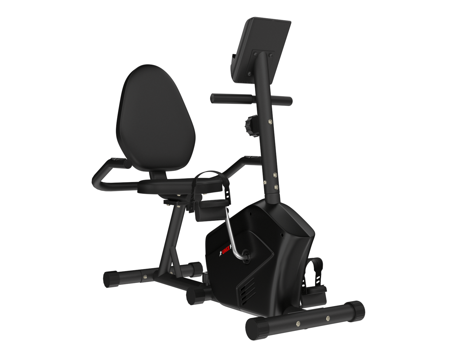 Горизонтальный велотренажер UNIX Fit BR-340 компактный / Compact