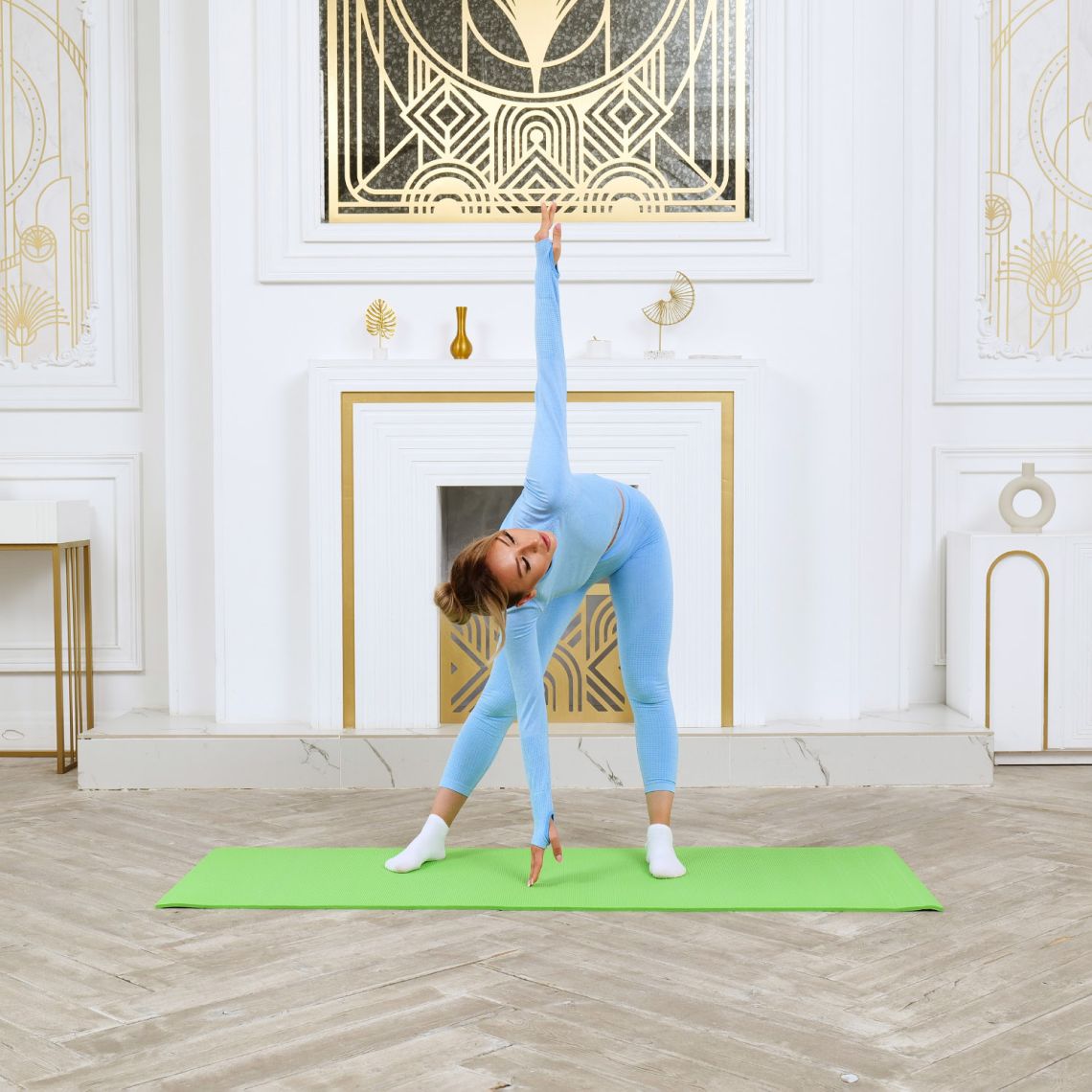 Коврик для фитнеса и йоги DFC Yoga 173x61x0,8 см