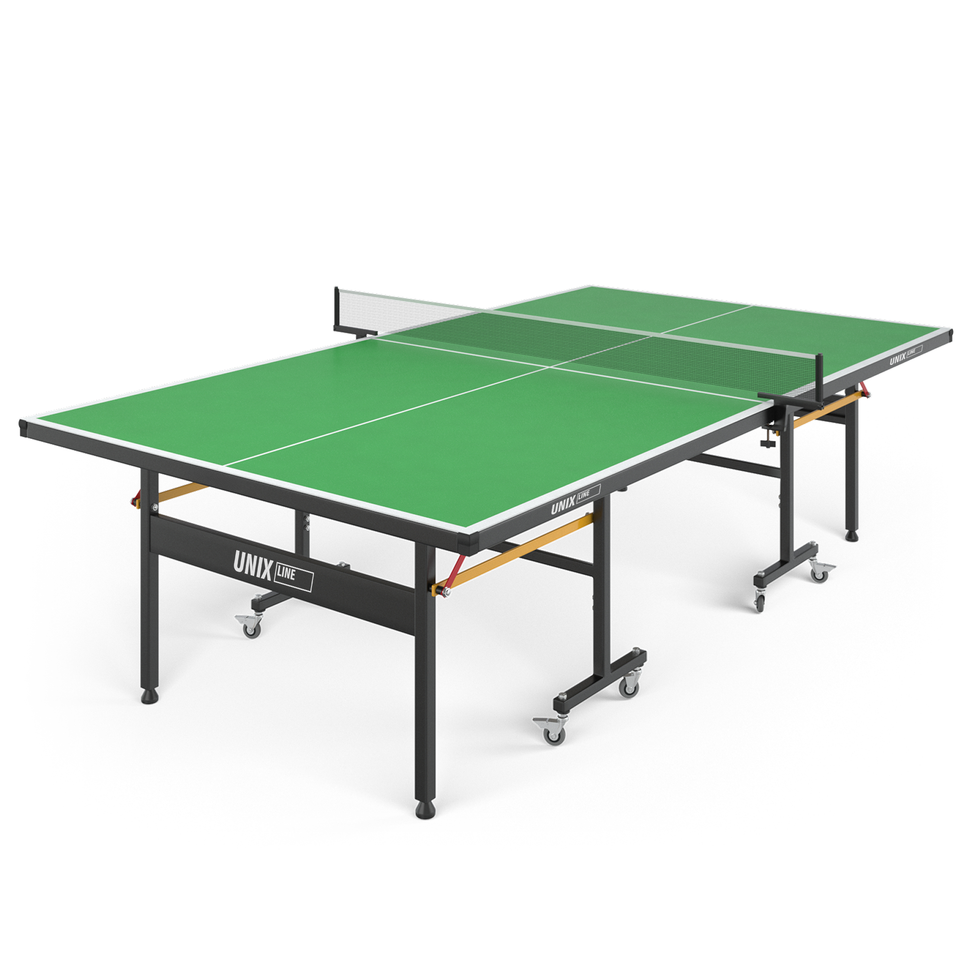 Всепогодный теннисный стол UNIX Line для улицы outdoor 6 мм, зеленый
