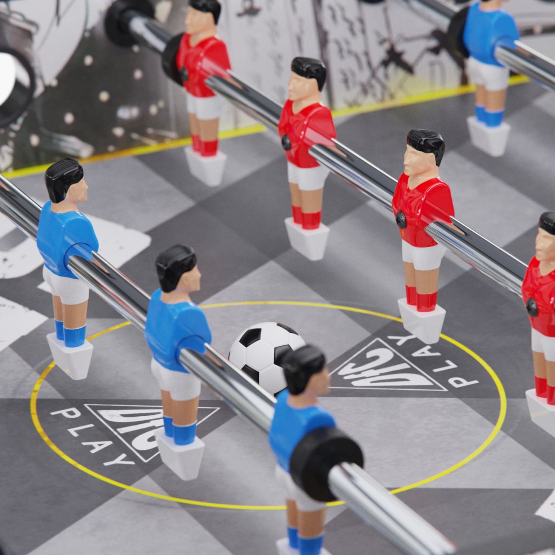 Игровой стол - футбол DFC CONCRETE ROOTS 137 х 61 см