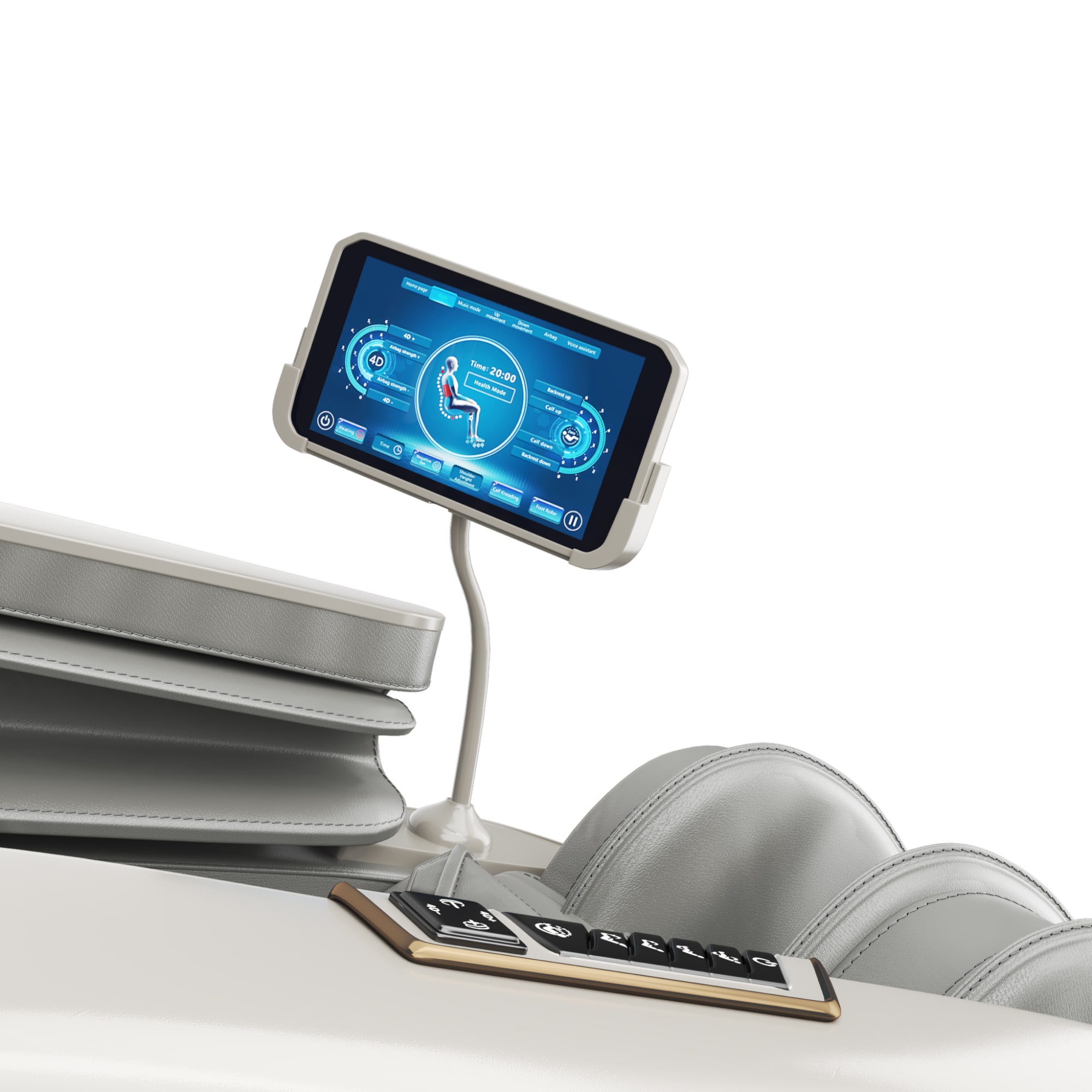 Массажное кресло UNIX Аура / Aura серый