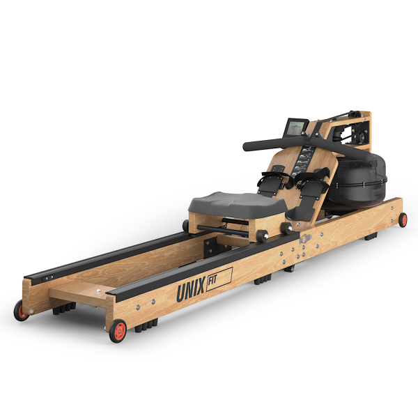 Гребной тренажер UNIX Fit светлое дерево / Wood Rower Light